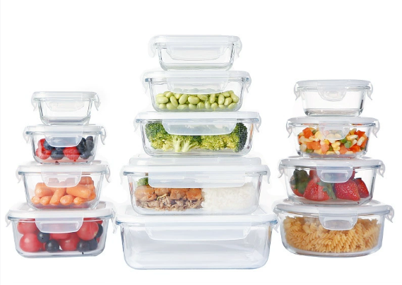 Square food storage box