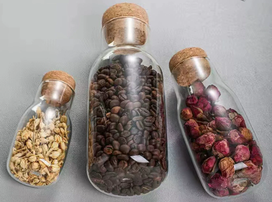  cork borosilicate storage