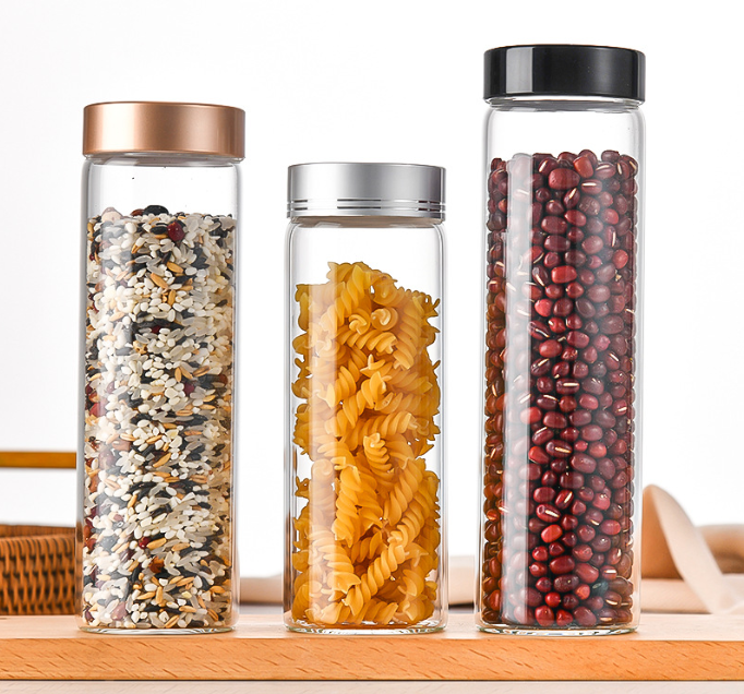 Metal cover high borosilicate storage tank