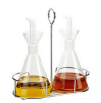 Pockmark hammared finish liquor bottles
